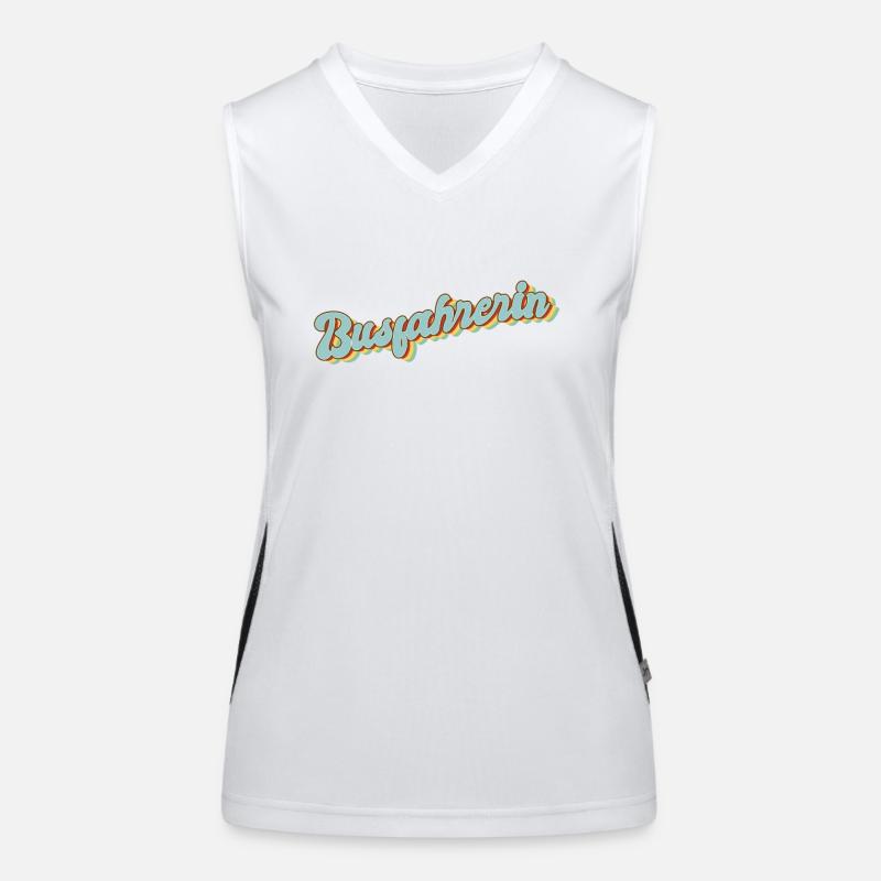 Bus-Fahrer Abschluss-Geschenk Busfahrerin Funktionelles Kontrast-Tank Top für Frauen