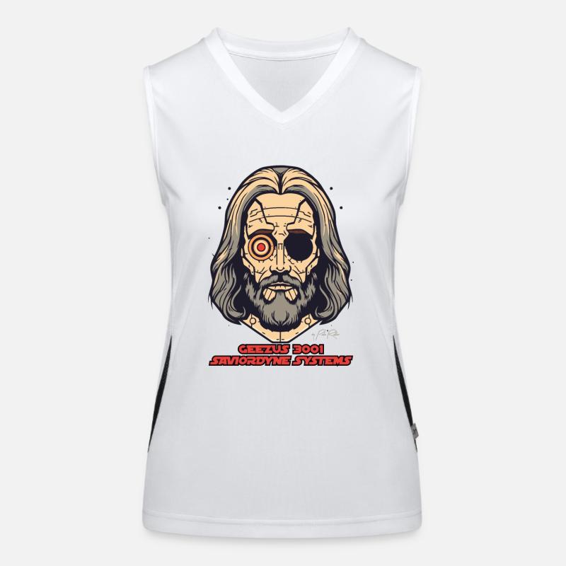 Tech Jesus: Savior Systems Women's Functional Contrast Tank Top