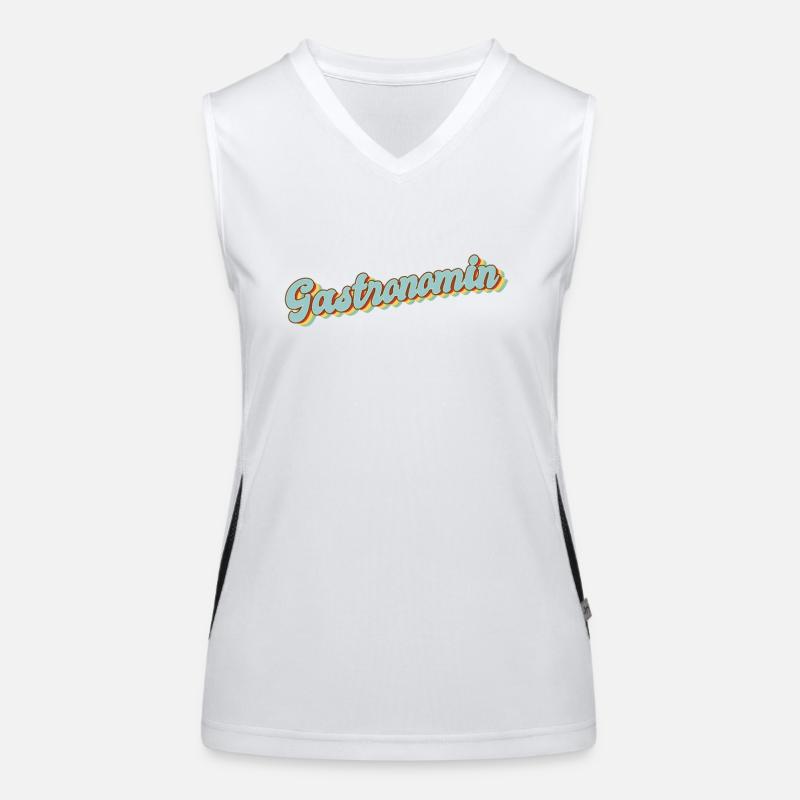 Restaurant Wirt Koch Abschluss-Geschenk Funktionelles Kontrast-Tank Top für Frauen