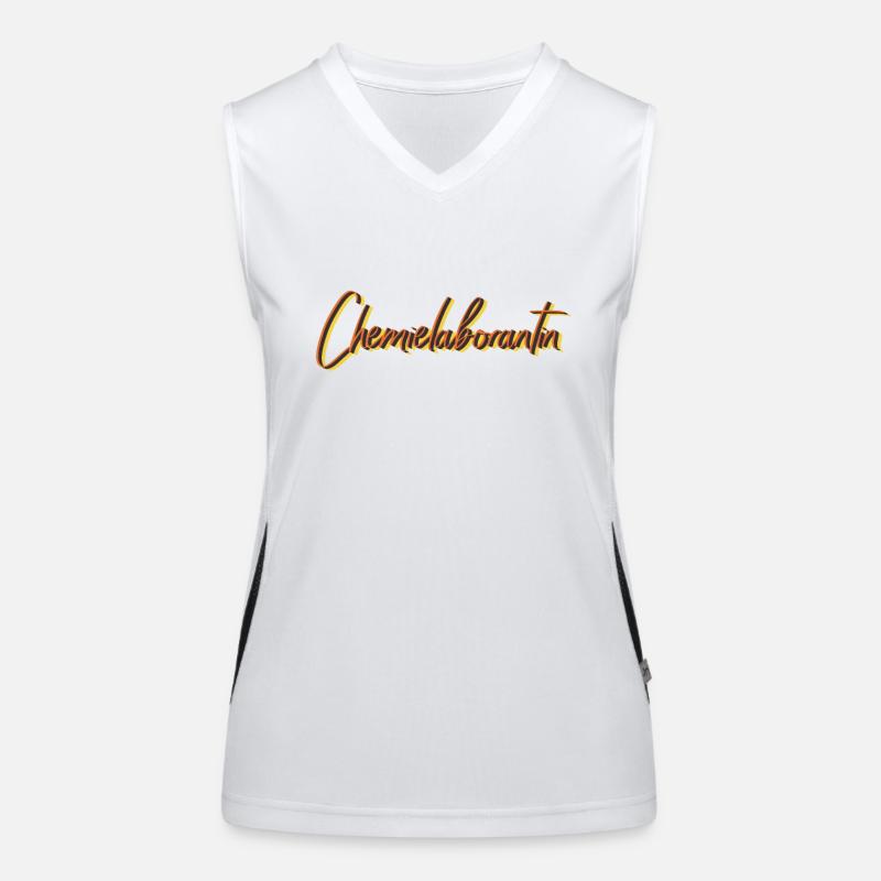 Chemiker Abschluss-Geschenk Chemielaborantin Funktionelles Kontrast-Tank Top für Frauen