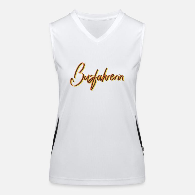 Bus-Fahrer Abschluss-Geschenk Busfahrerin Funktionelles Kontrast-Tank Top für Frauen