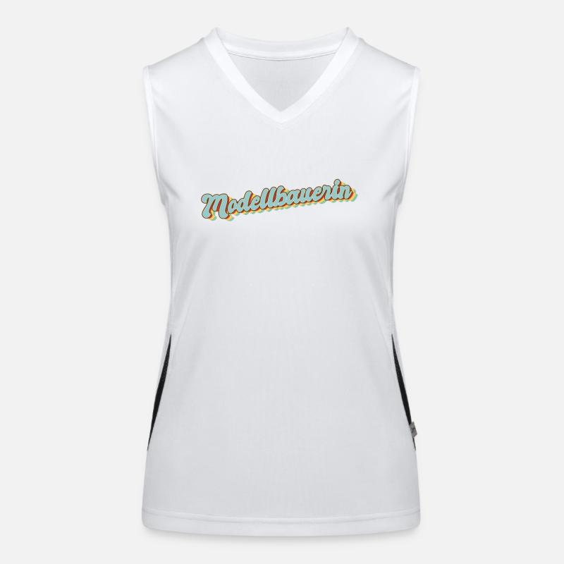 Technischer Abschluss-Geschenk Modellbauerin Funktionelles Kontrast-Tank Top für Frauen