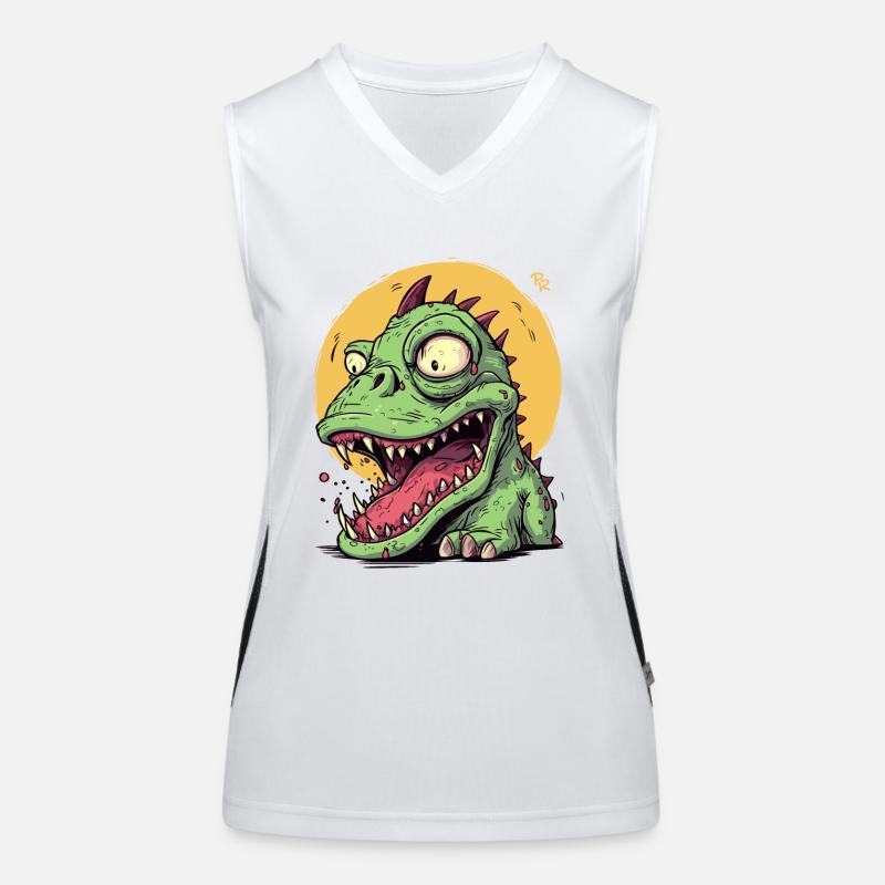 Unsightly little dragon Women's Functional Contrast Tank Top