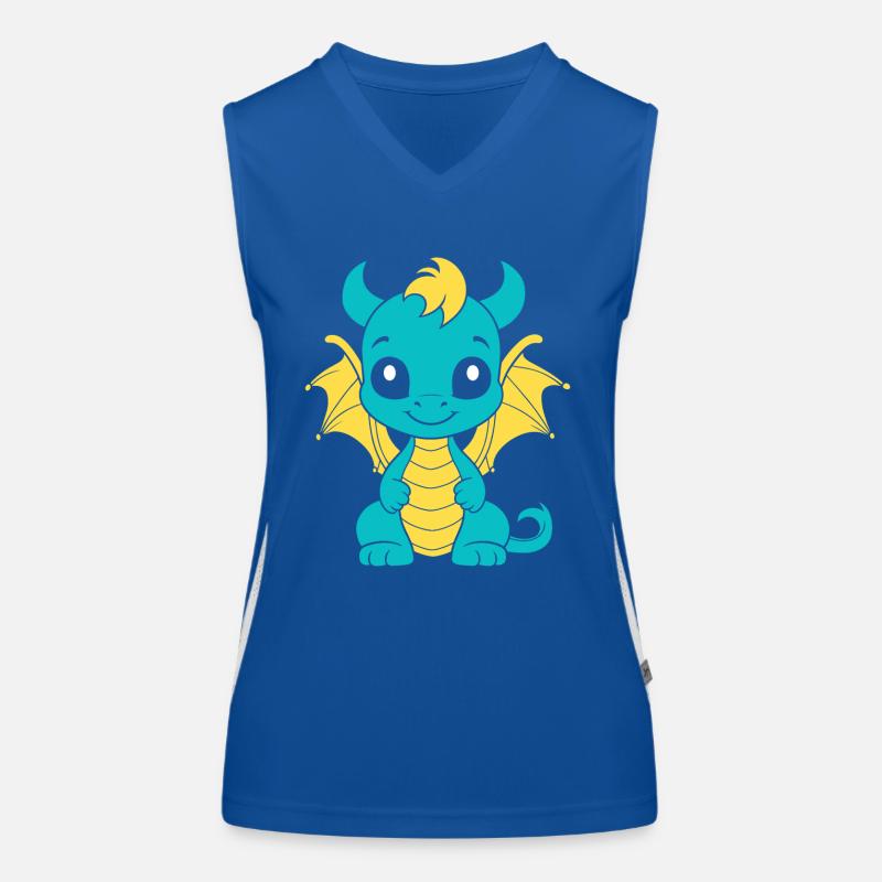 Bébé dragon Débardeur respirant contrasté Femme