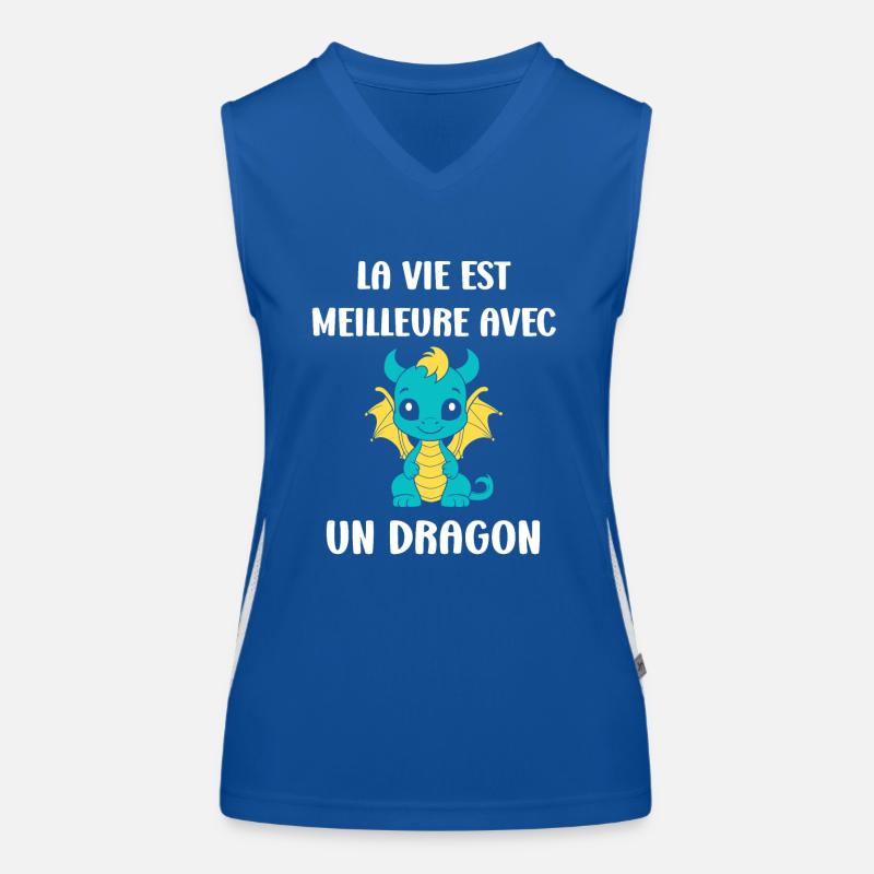 Bébé dragon Débardeur respirant contrasté Femme