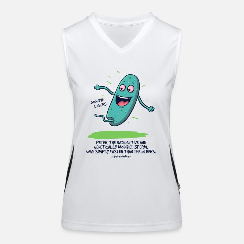 Peter, the Radioactive Modified Seed Women's Functional Contrast Tank Top