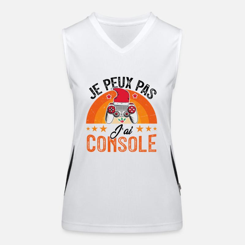 Ich kann nicht trösten, ich tröste Funktionelles Kontrast-Tank Top für Frauen
