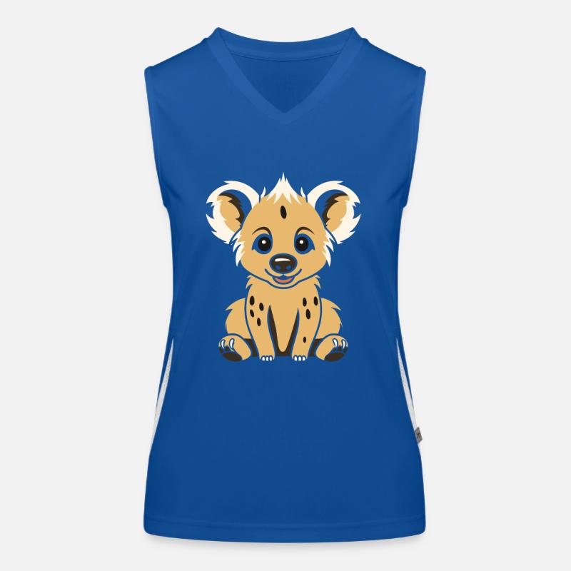 Hyäne Funktionelles Kontrast-Tank Top für Frauen