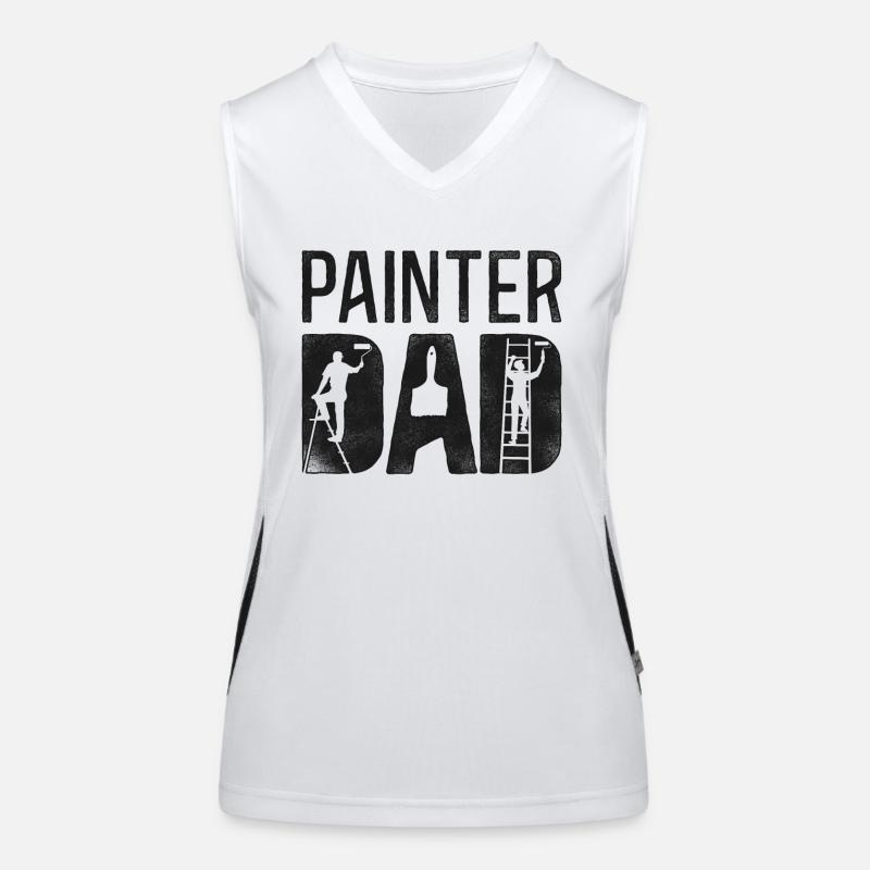 House Painter Decorator Painter Funktionelles Kontrast-Tank Top für Frauen