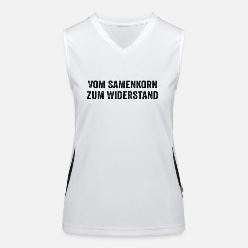 Bauernstolz Traktor Funktionelles Kontrast-Tank Top für Frauen