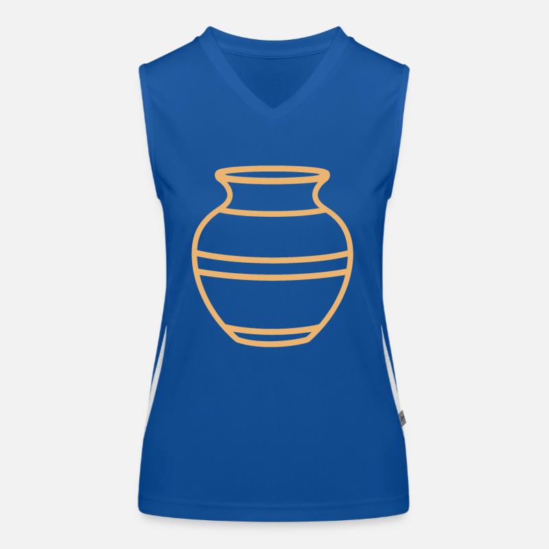 Poterie Débardeur respirant contrasté Femme
