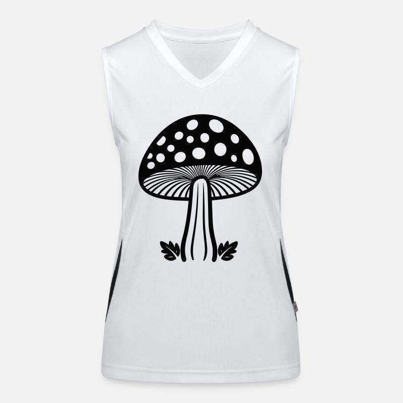 champignon Débardeur respirant contrasté Femme
