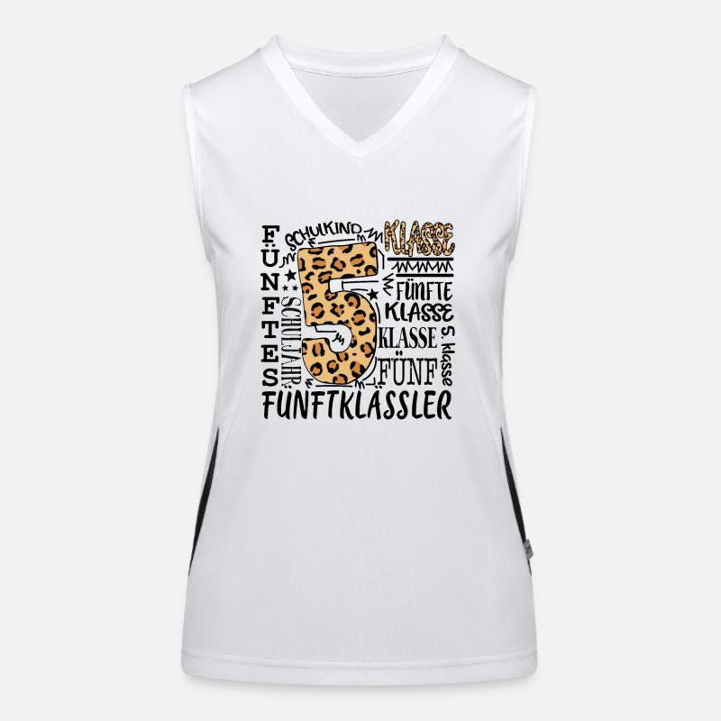 5.Klasse Funktionelles Kontrast-Tank Top für Frauen