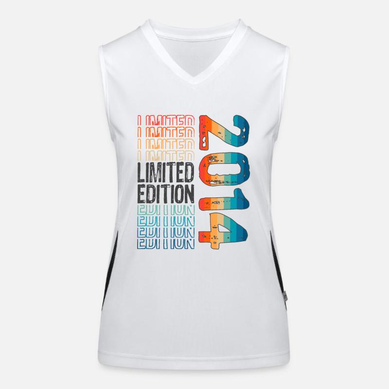 Limited Edition seit 2014 Geburtstag Vintage 2014 Funktionelles Kontrast-Tank Top für Frauen