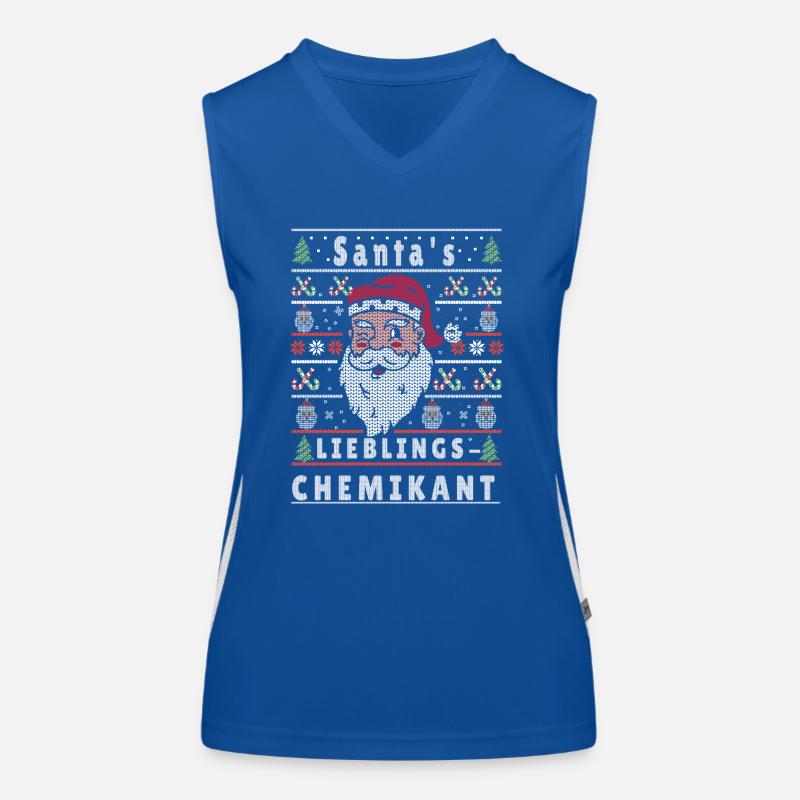 Noël moche LA FOURMI CHIMIQUE PRÉFÉRÉE DU PÈRE NOËL Débardeur respirant contrasté Femme