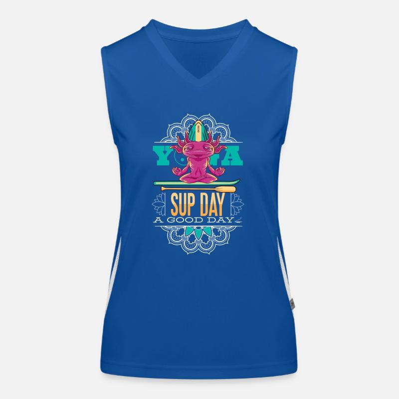 SUP paddleboarding Stand Up Paddle Axolots Yoga Funktionelles Kontrast-Tank Top für Frauen