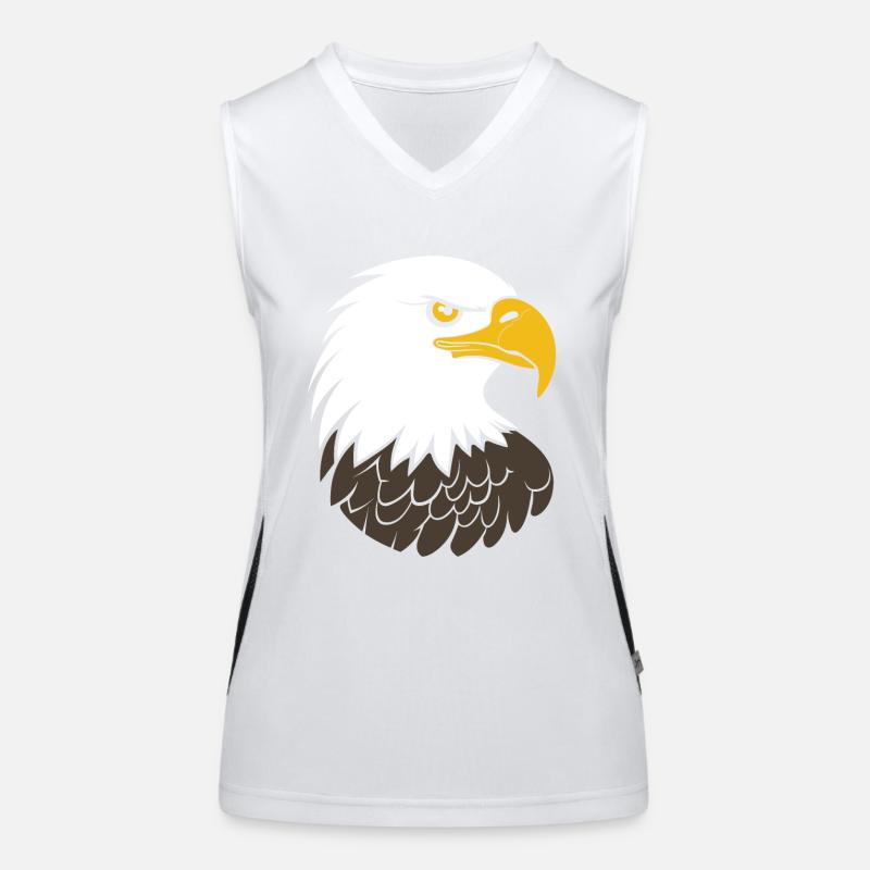Oiseau aigle Débardeur respirant contrasté Femme