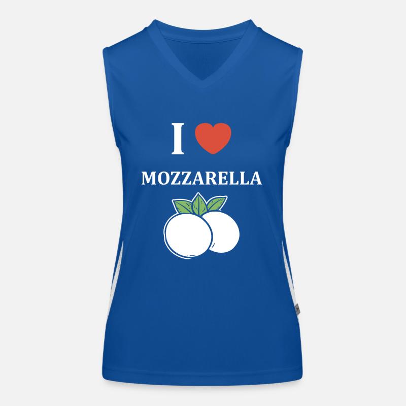 Humour mozzarella Débardeur respirant contrasté Femme