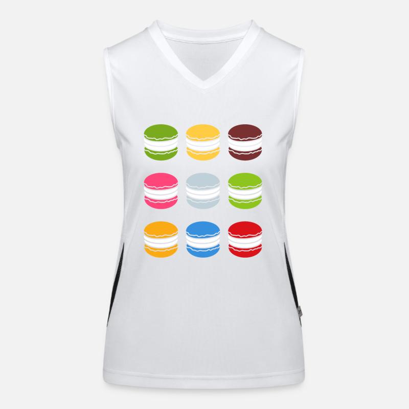 macarons Women's Functional Contrast Tank Top