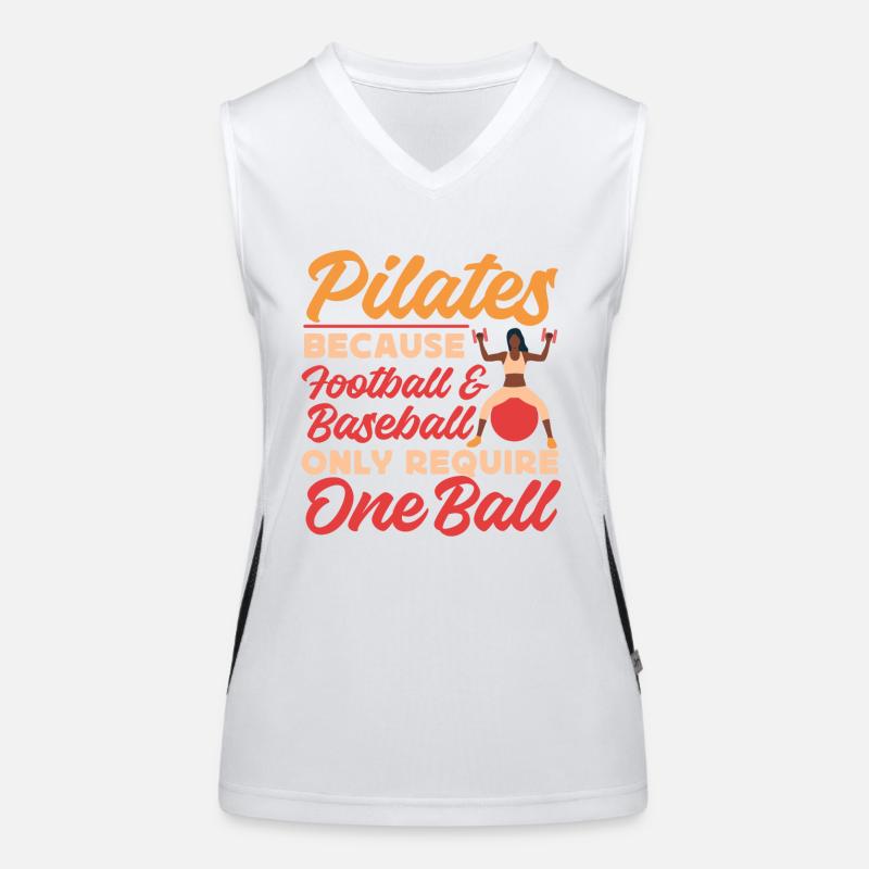Pilates Instructor Teacher Pilates Funktionelles Kontrast-Tank Top für Frauen