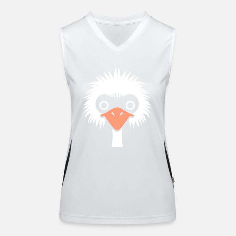 Strauß Funktionelles Kontrast-Tank Top für Frauen
