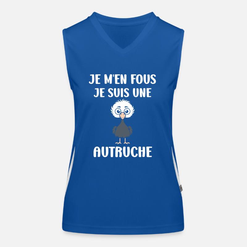 Citation autruche Débardeur respirant contrasté Femme