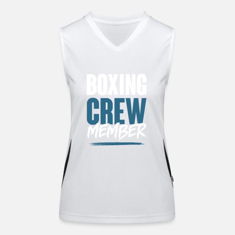 Équipe de boxe Débardeur respirant contrasté Femme