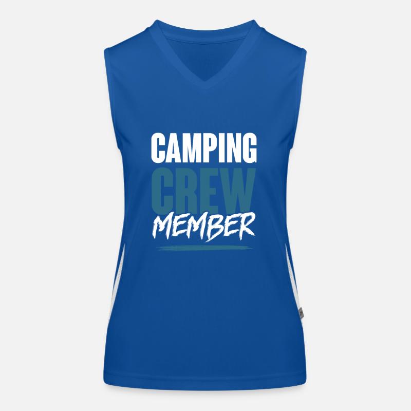 Camping Crew Funktionelles Kontrast-Tank Top für Frauen