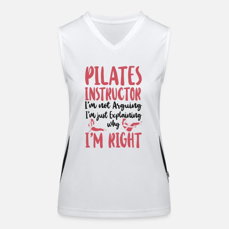 Instructeur de Pilates Professeur de Pilates Débardeur respirant contrasté Femme