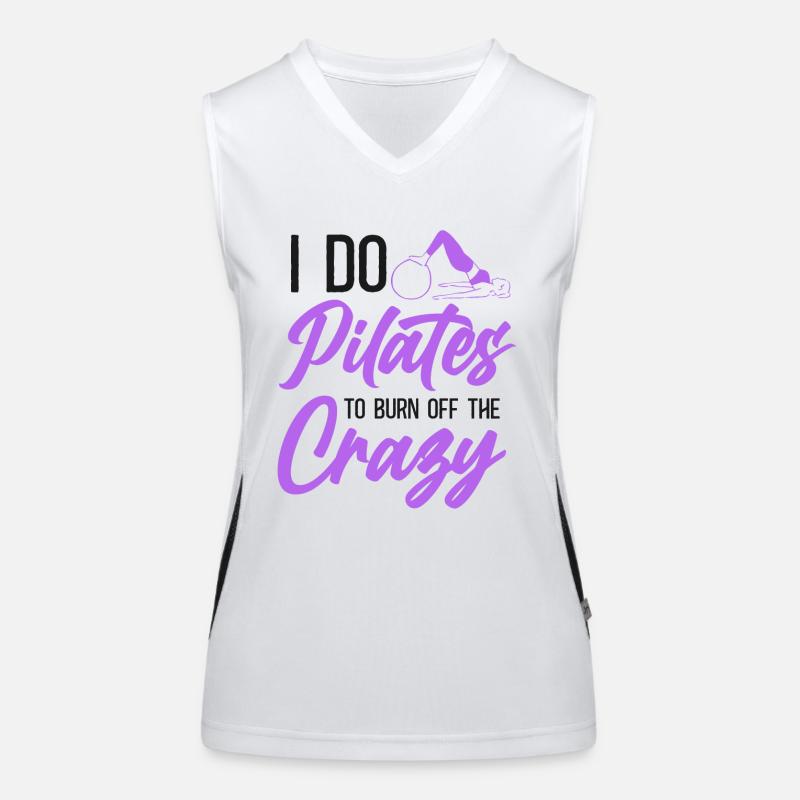 Pilates Instructor Teacher I Do Funktionelles Kontrast-Tank Top für Frauen