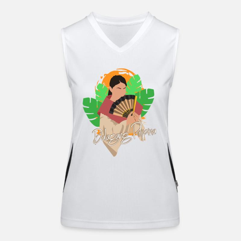 Philippines Drapeau philippin Philippines I Cadeau Débardeur respirant contrasté Femme