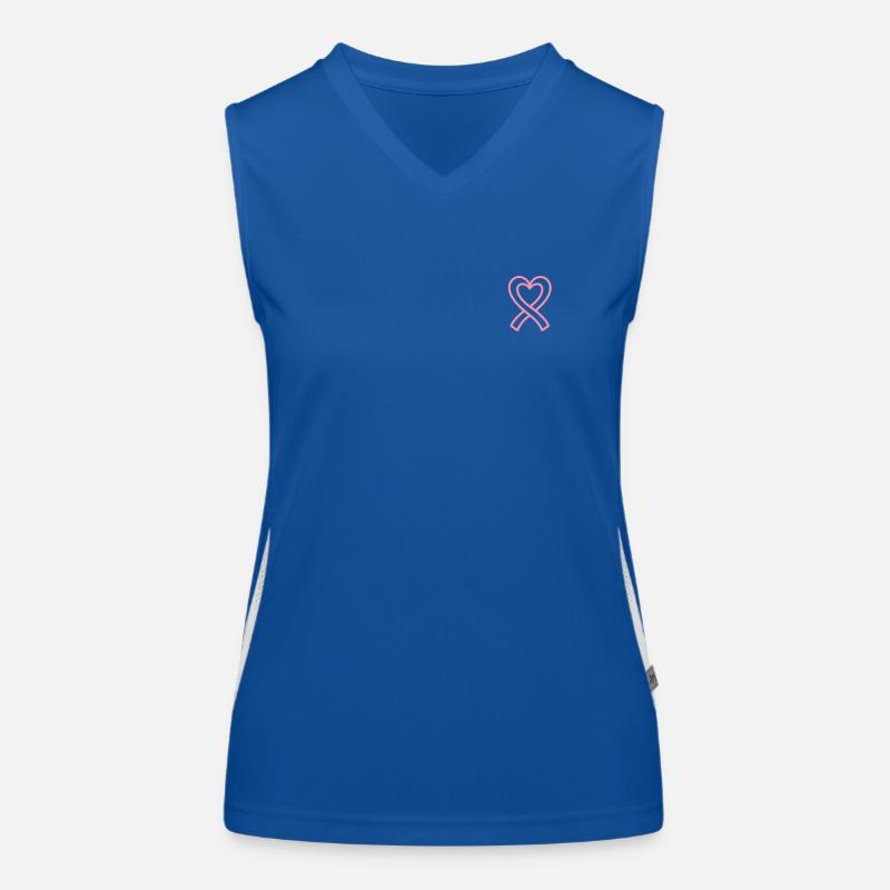 Aufklärung über Brustkrebs Funktionelles Kontrast-Tank Top für Frauen