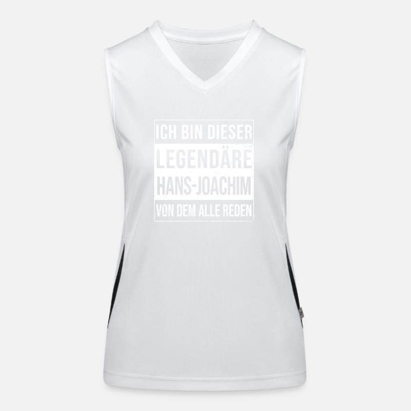 I'm this legendary for Hans-Joachim Women's Functional Contrast Tank Top