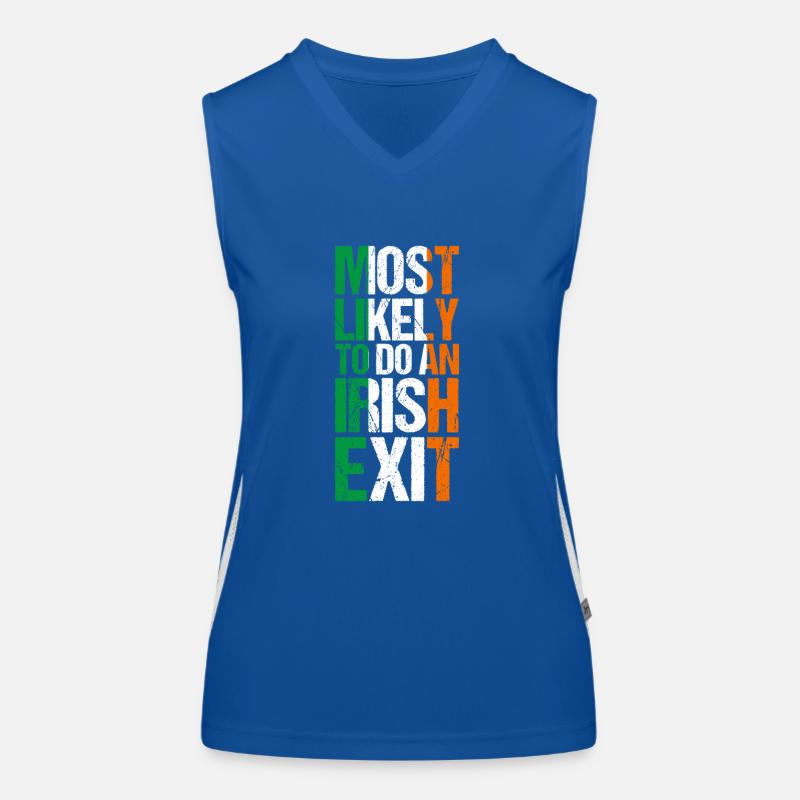 The most likely is a bold statement on the Women's Functional Contrast Tank Top