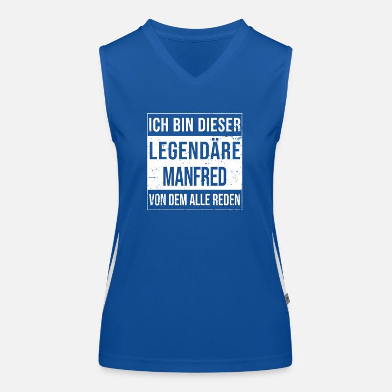 I'm this legendary for Manfred Women's Functional Contrast Tank Top