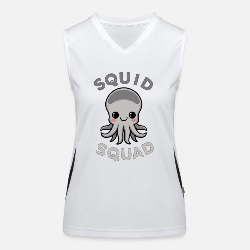 SQUID SQUAD Women's Functional Contrast Tank Top