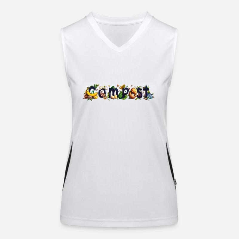 Permakultur Lebensmittel Compost Funktionelles Kontrast-Tank Top für Frauen