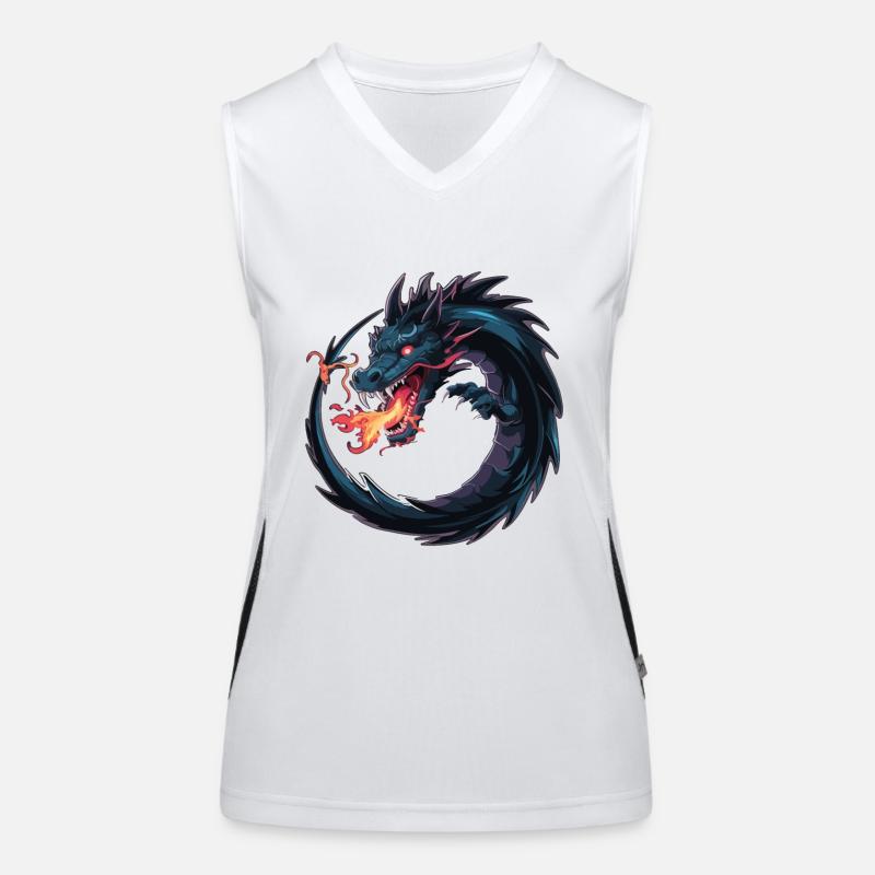 FIRE WITHIN DRAGON Women's Functional Contrast Tank Top