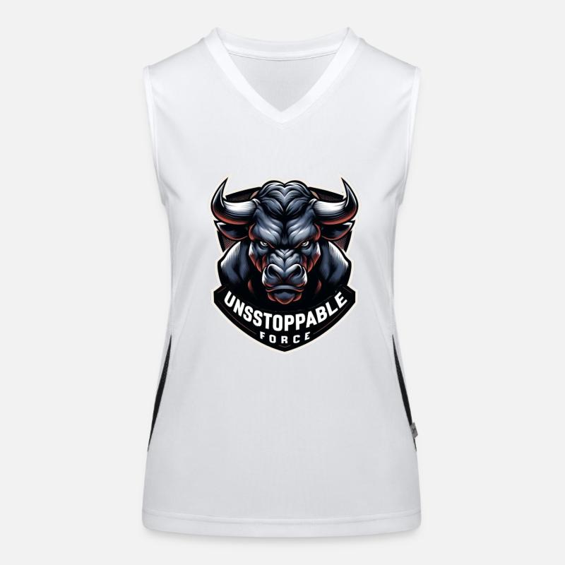 Unstoppable Force Funktionelles Kontrast-Tank Top für Frauen