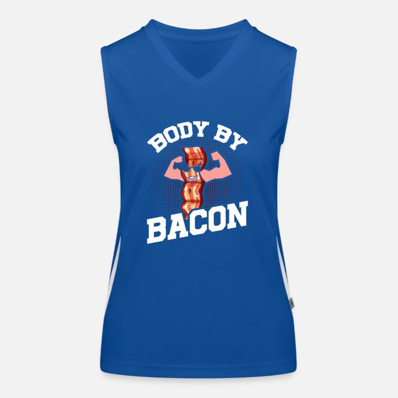 Corps de bacon Débardeur respirant contrasté Femme