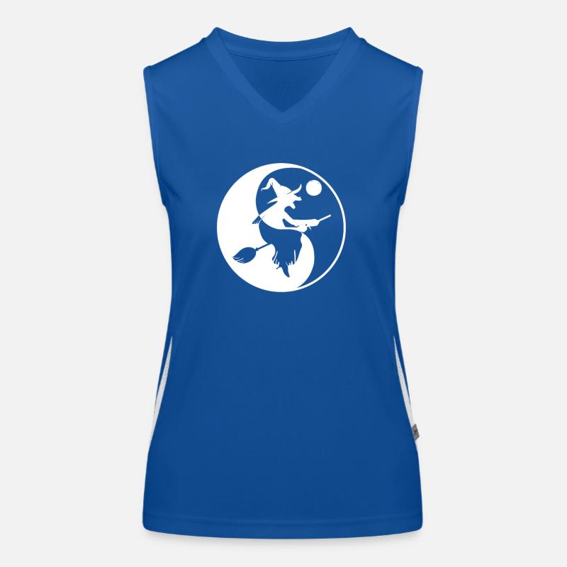 Mystische Hexen Gothic Okkult Witch Funktionelles Kontrast-Tank Top für Frauen