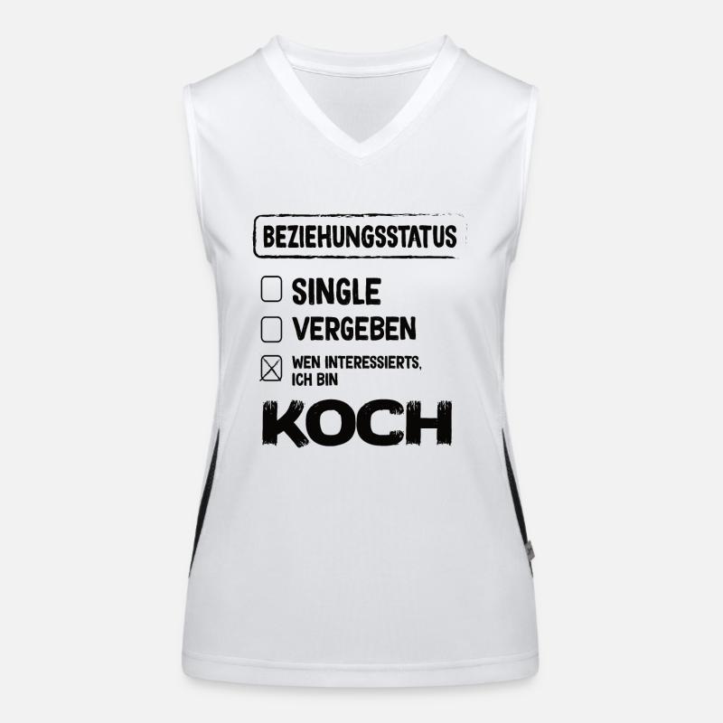 Koch relationship status Women's Functional Contrast Tank Top