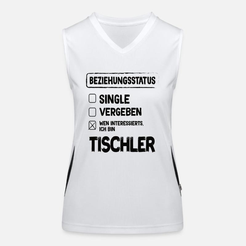Carpenter Relationship Status Women's Functional Contrast Tank Top