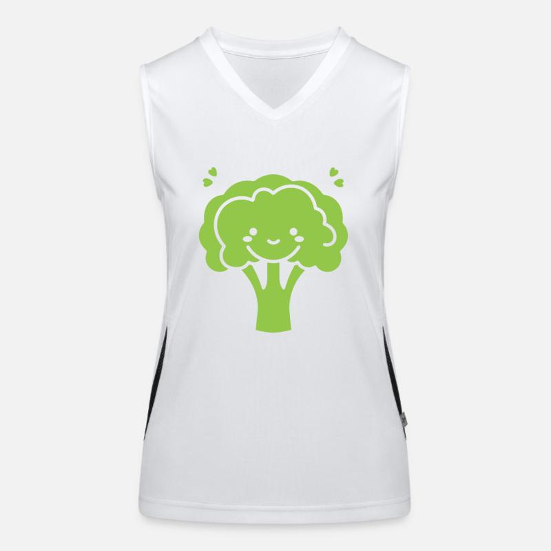 brocoli Débardeur respirant contrasté Femme