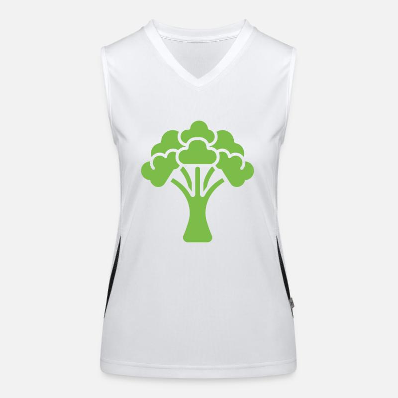 broccoli Women's Functional Contrast Tank Top