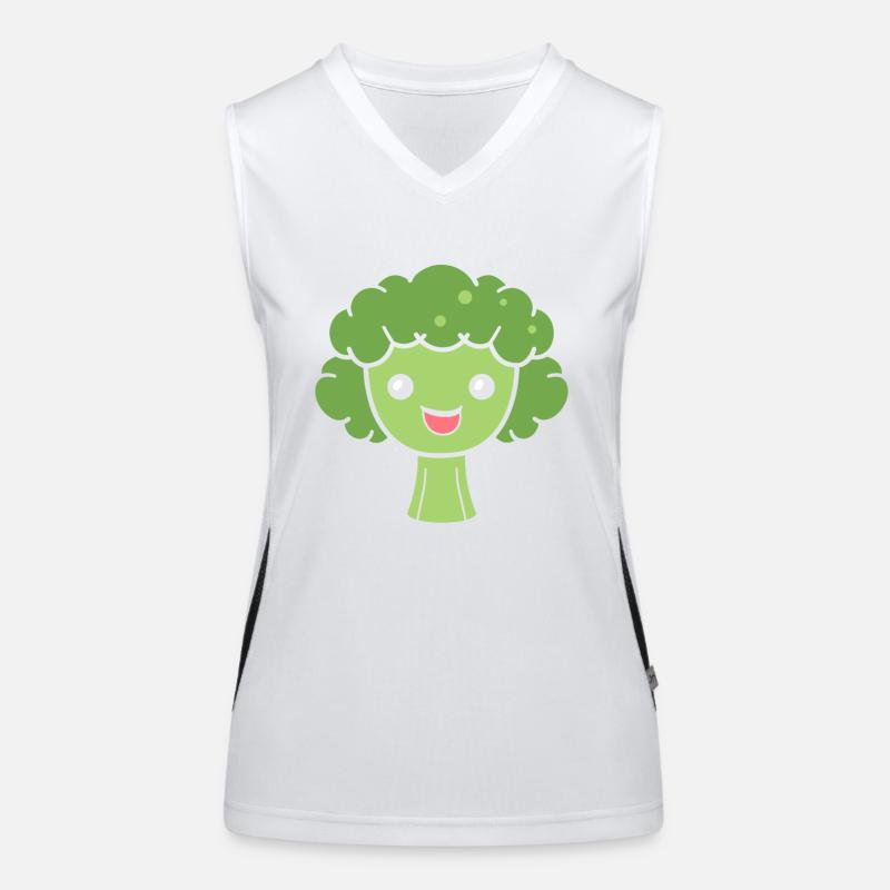 brocoli Débardeur respirant contrasté Femme
