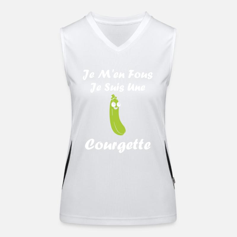 courgette Débardeur respirant contrasté Femme