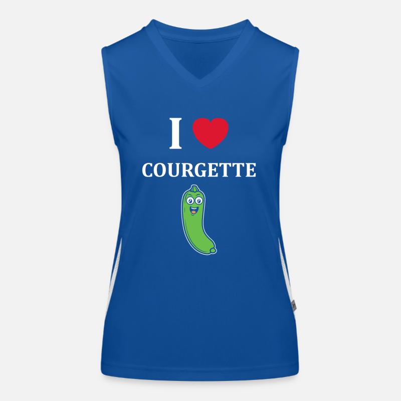 courgette Débardeur respirant contrasté Femme
