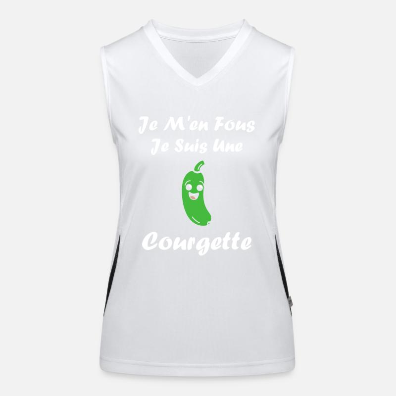courgette Débardeur respirant contrasté Femme