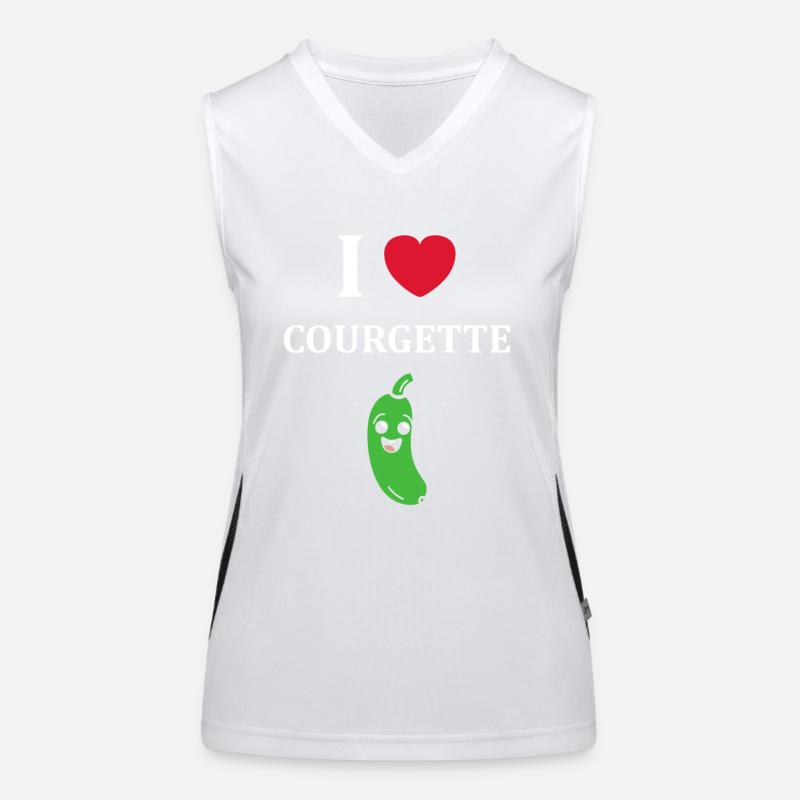 courgette Débardeur respirant contrasté Femme
